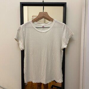 Re/done white t-shirt
